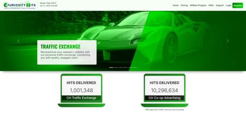 Curiosity Hits Traffic Exchange